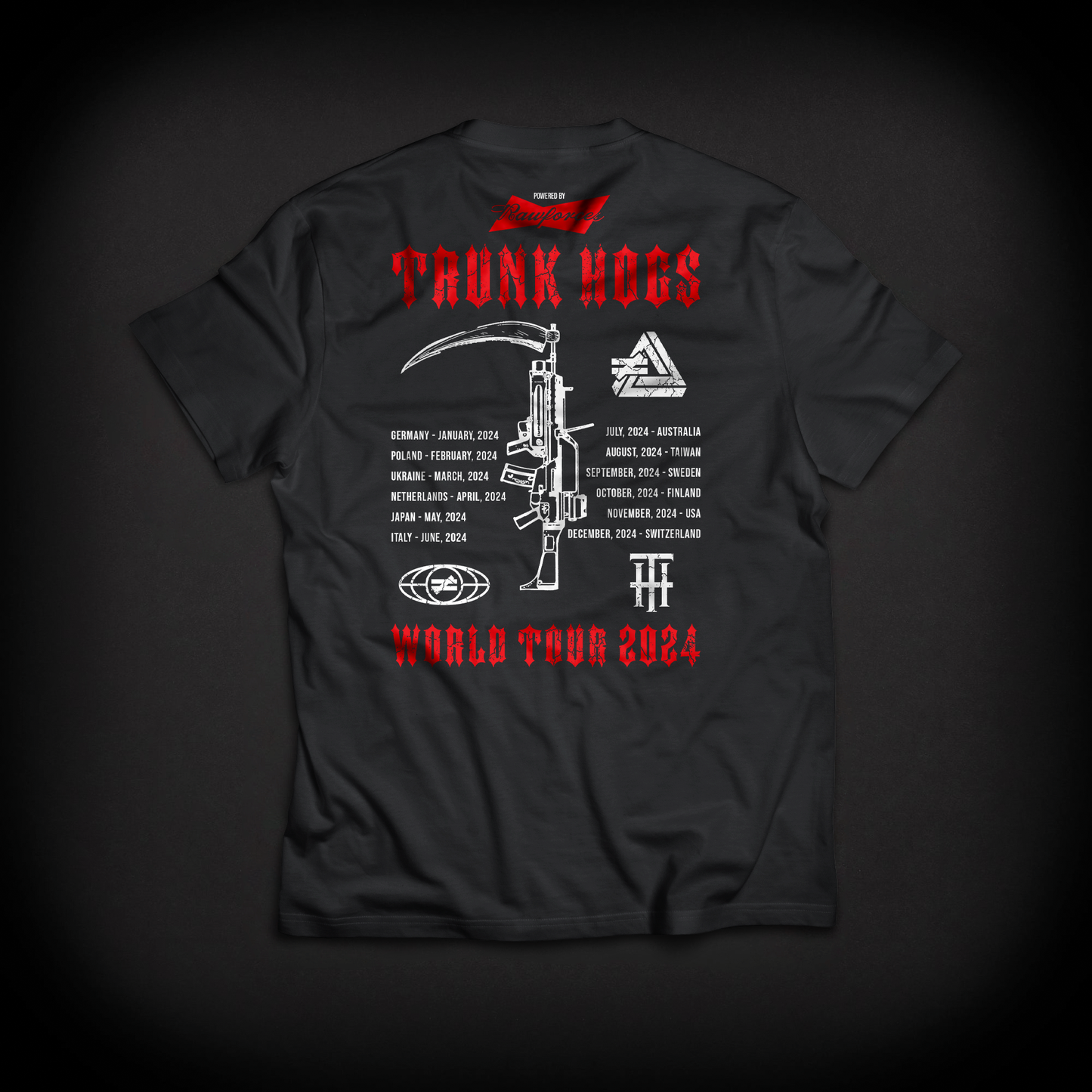 RF x Trunk Hogs World Tour 2024 T-Shirt *pre-order*